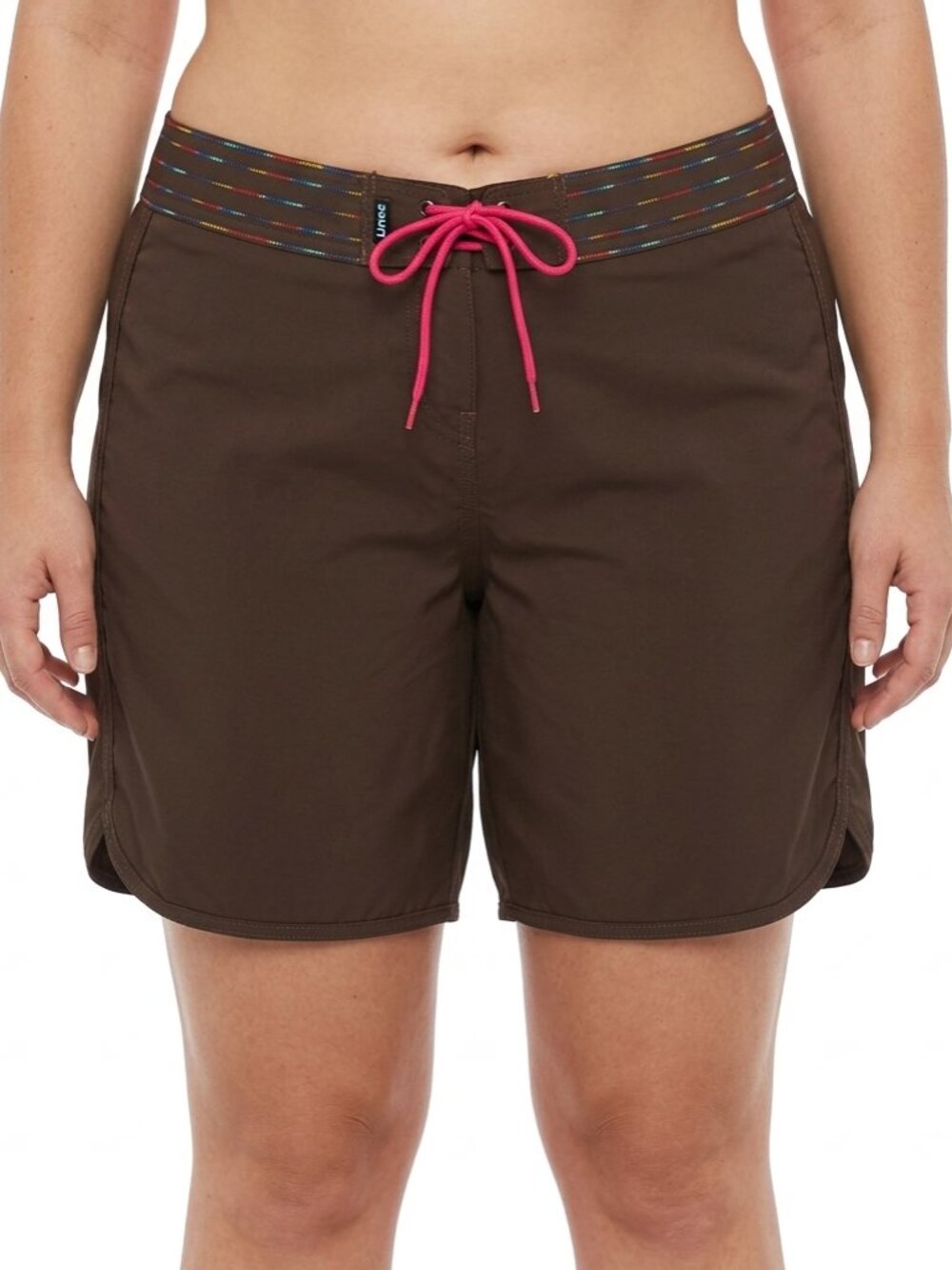 MEC Mountain Equipment Co-Op Chocolate Brown Velcro Fly Shorts- Sz. 14